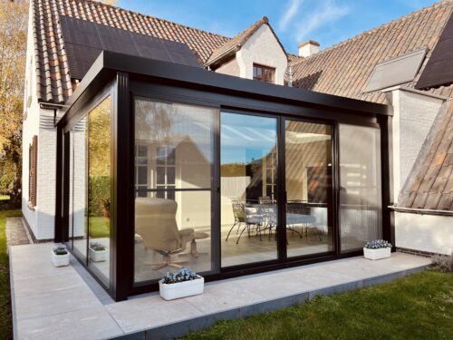  | Realisatie 6 - Moderne veranda bij hellend dak De Backer Kontich